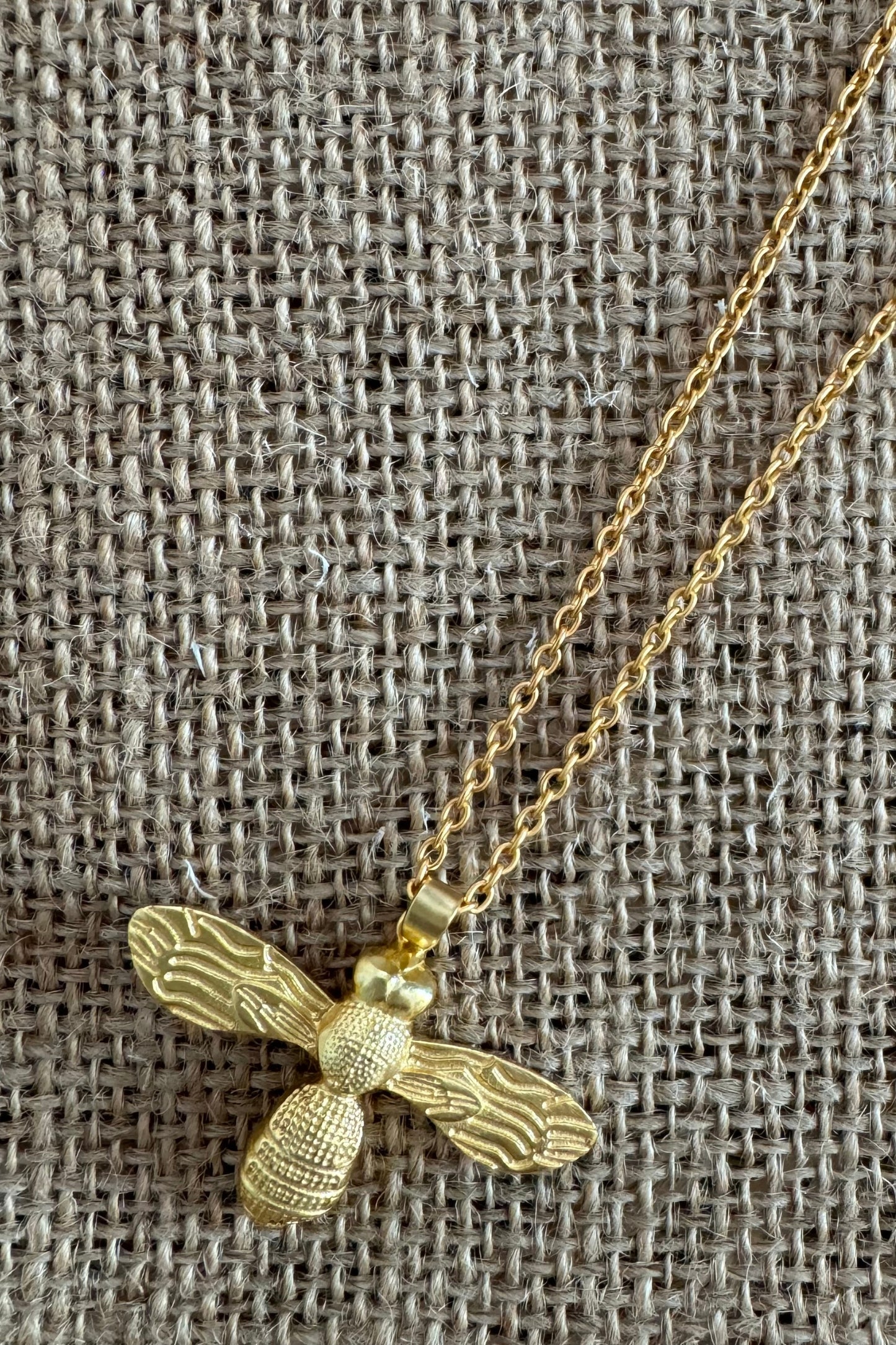 18K Gold Plated Bee Necklace