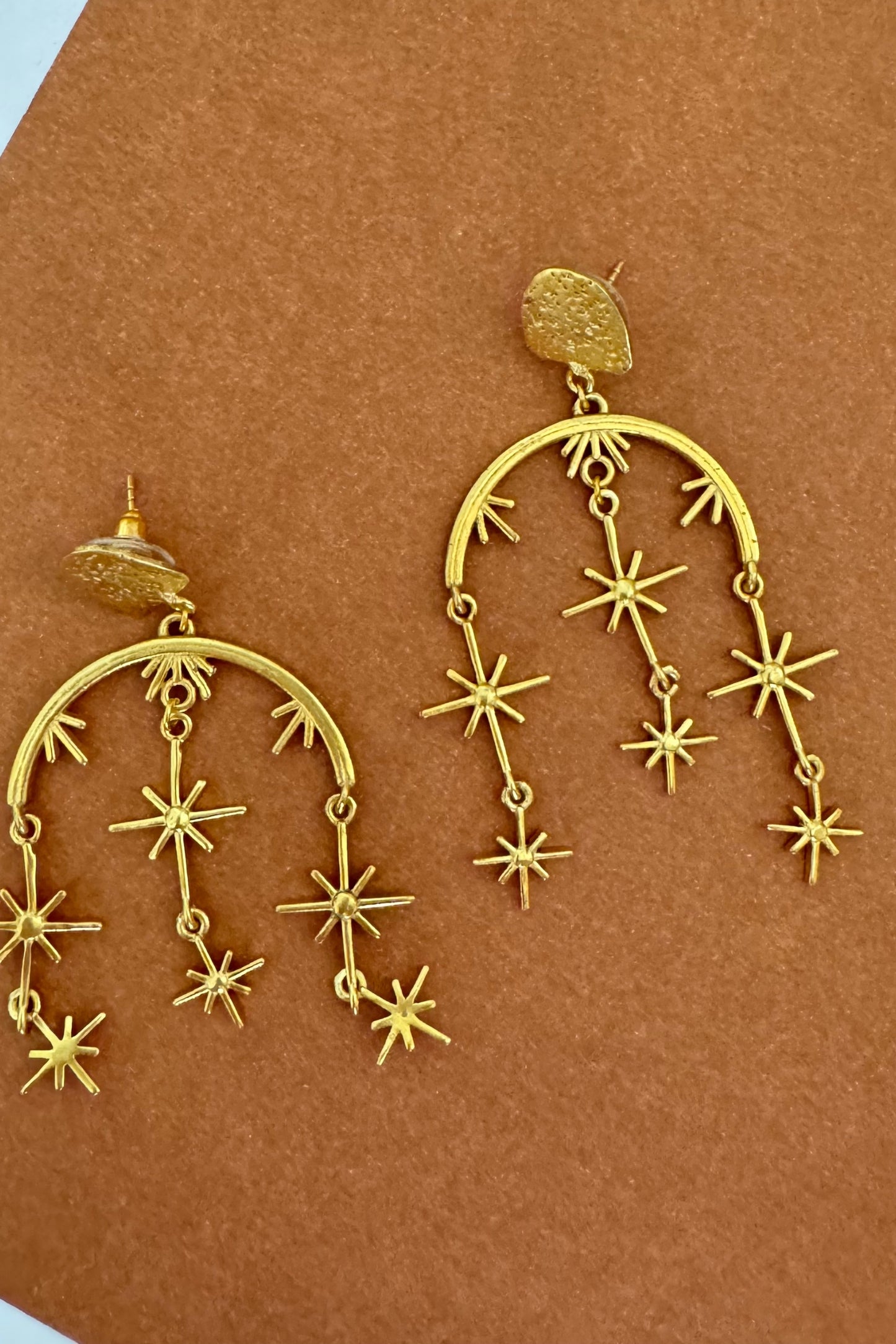 18K Gold Plated Star Hangings