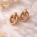 Golden Cascade Earrings